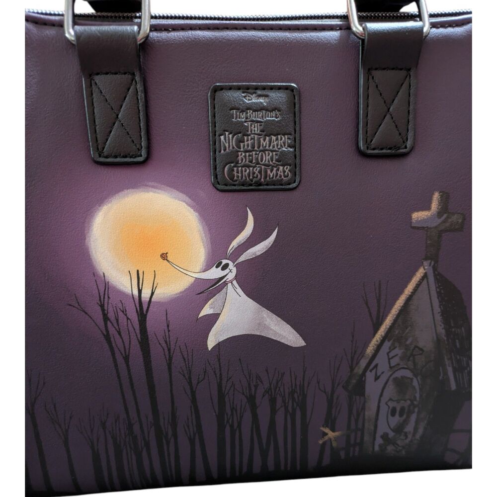 Disney Tim Burton’s The Nightmare Before Christmas Handbag Jack & Sally - Picture 7 of 7